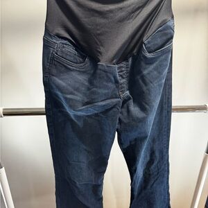 Kut from the Kloth Women's Dark Blue Relaxed Maternity Jeans